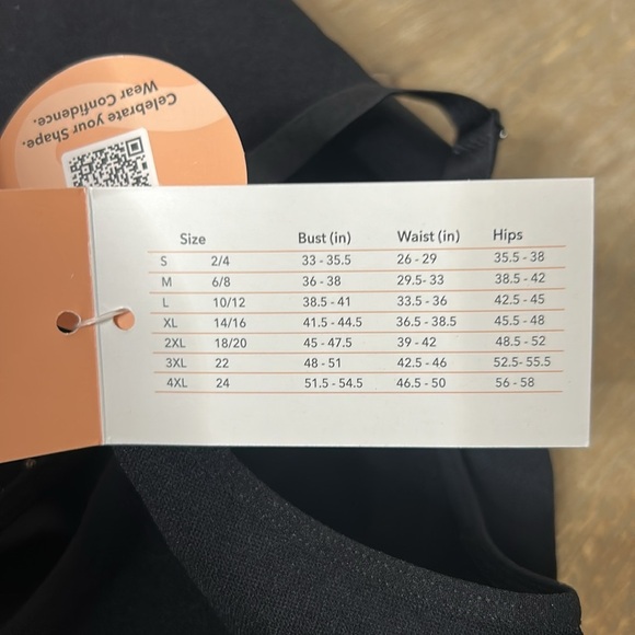 Shapermint Essentials All Day Every Day Shaping Scoop Neck Cami Black - Picture 4 of 12